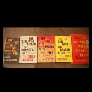 Five Set Book Series-The Girl with Dragon Tattoo